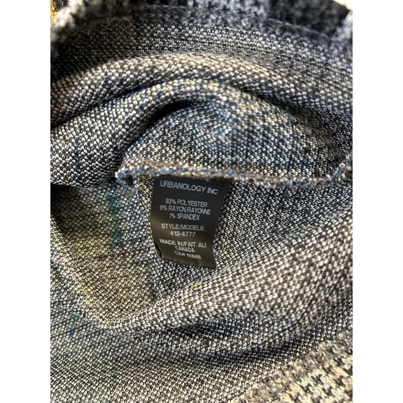 Pure Essence multicolor abstract art print knit long sleeve sweater - Picture 6 of 6